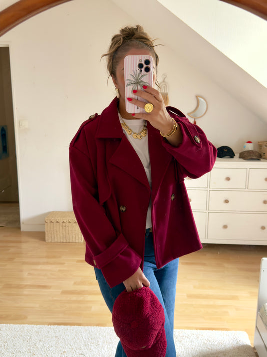 VESTE BORDEAUX