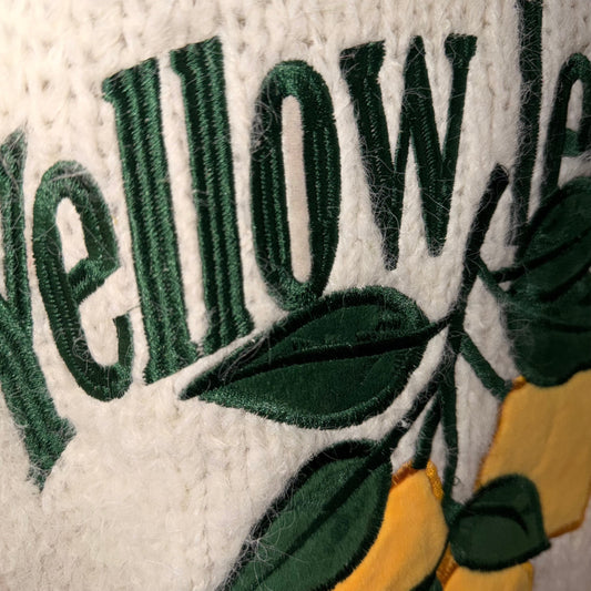 🍋 Pull “Yellow Lemon” brodé