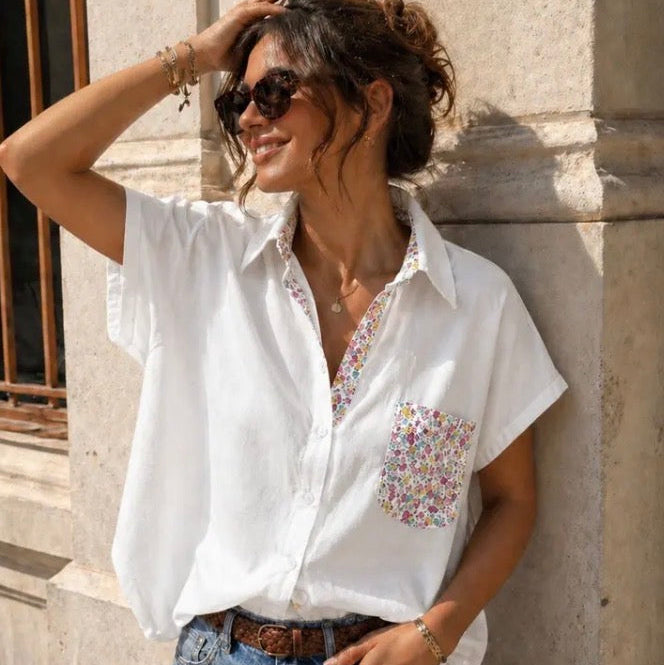Chemise Oversize Fleurie