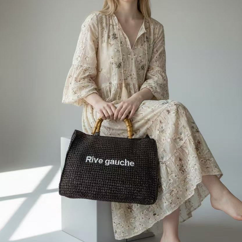 Cabas Rive Gauche Marron – Matière vegan