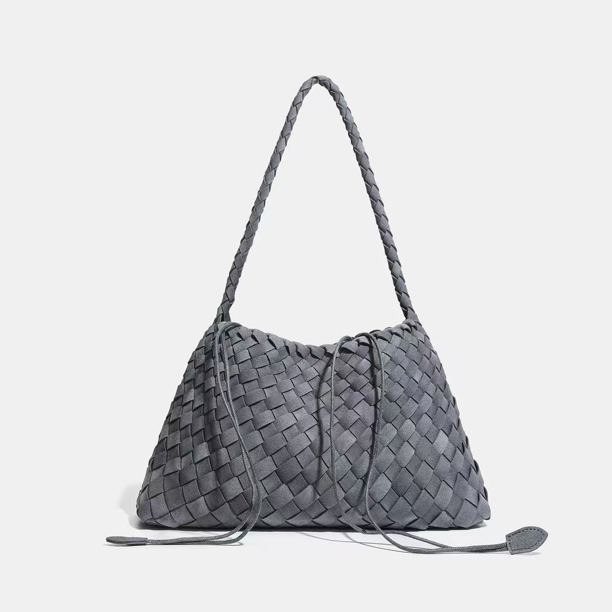 Sac tressé Gris vegan