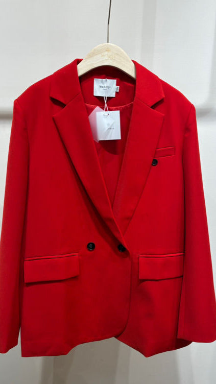 Blazer rouge croisé