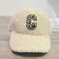 Casquette moumoute beige