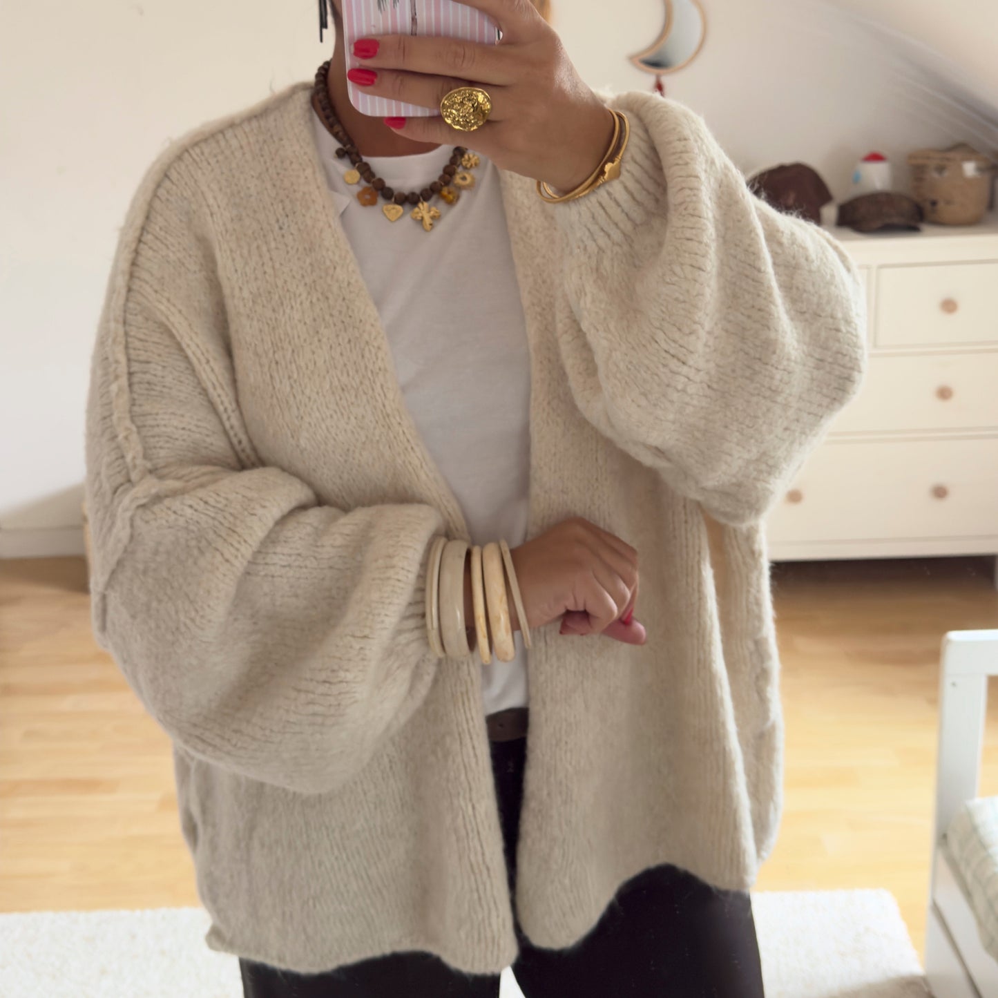 Gilet Doux – Confort & Élégance Naturelle - Beige