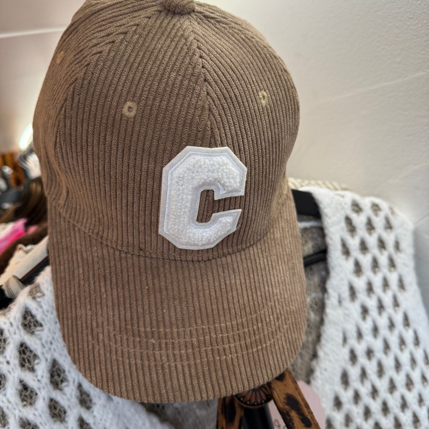 Casquette Côtelée Taupe