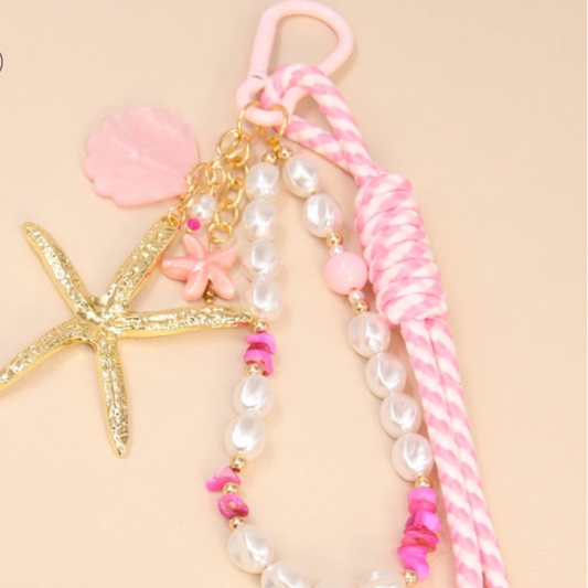 GRIGRI DE SAC "ETOILE MER" Rose clair