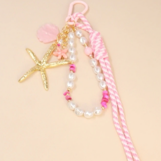 GRIGRI DE SAC "ETOILE MER" Rose clair