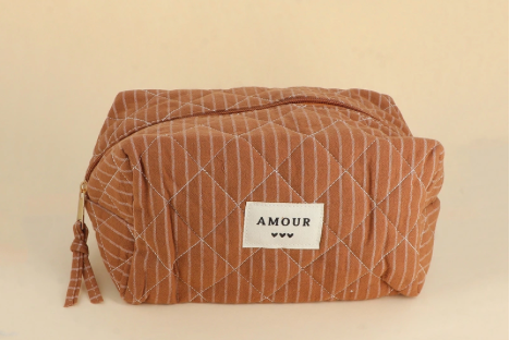 👜 Grande trousse Brun