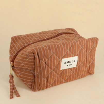 👜 Grande trousse Brun