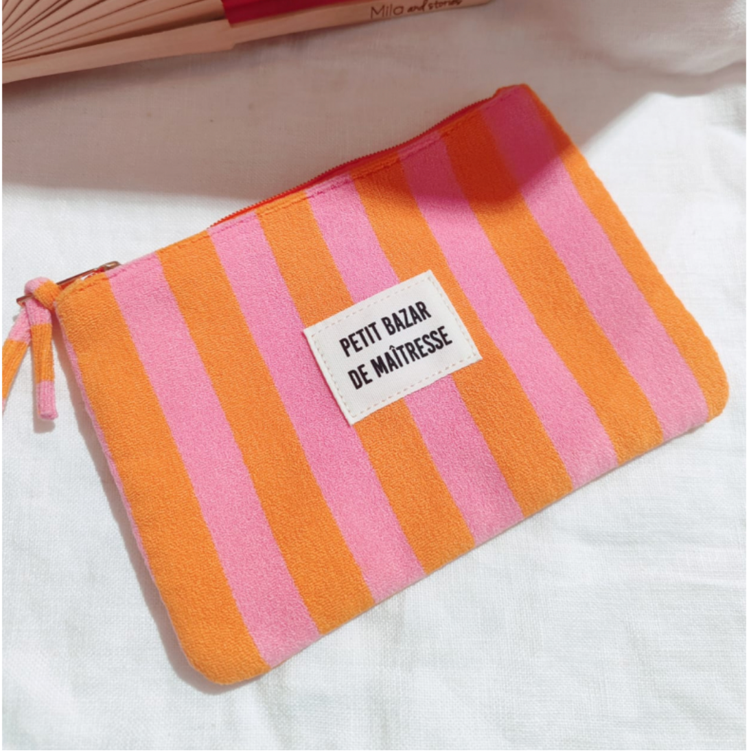 Pochette Rayée "Petit Bazar de Maîtresse"