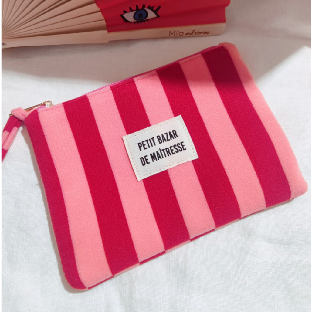 Pochette Rayée "Petit Bazar de Maîtresse"