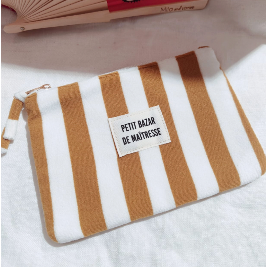 Pochette Rayée "Petit Bazar de Maîtresse"