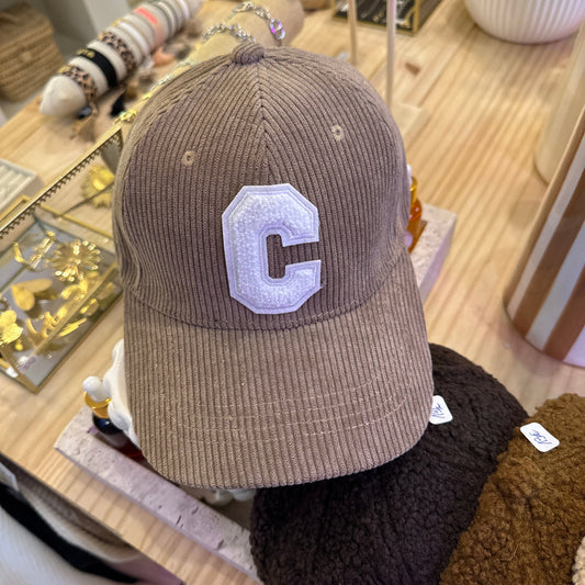 Casquette Côtelée Taupe