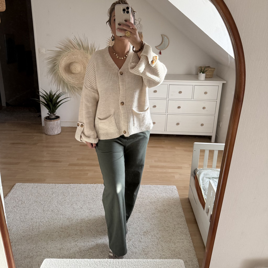 GILET BEIGE