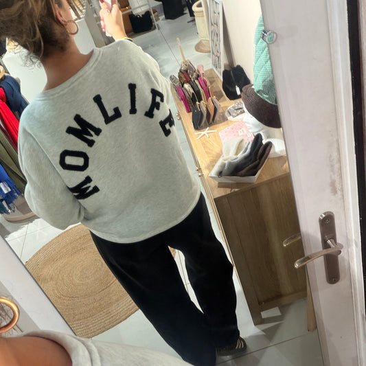 🖤 PULL MOMLIFE Noir