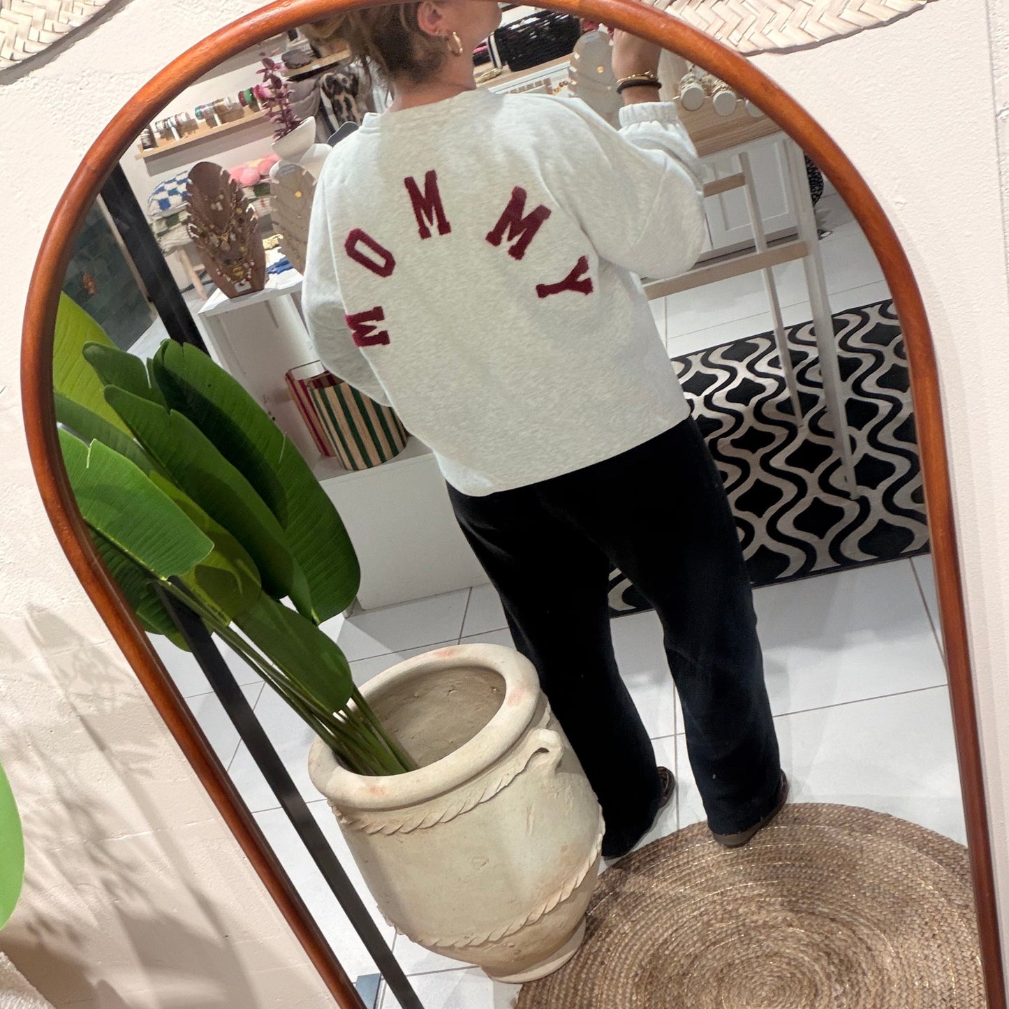 🤍 PULL MOMMY Bordeaux