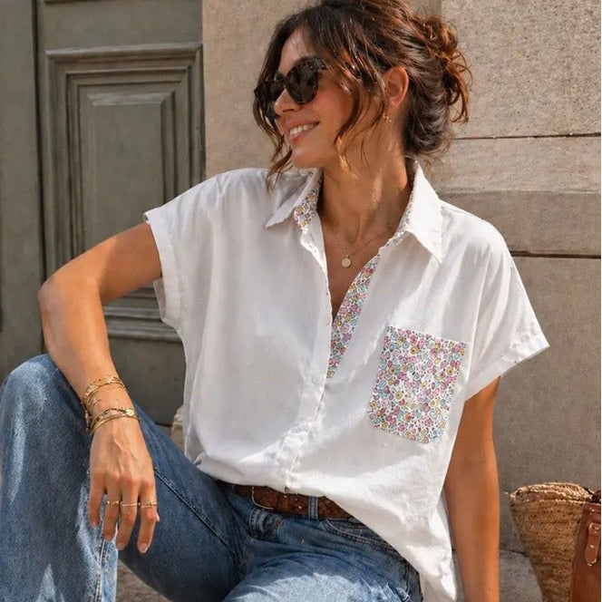 Chemise Oversize Fleurie