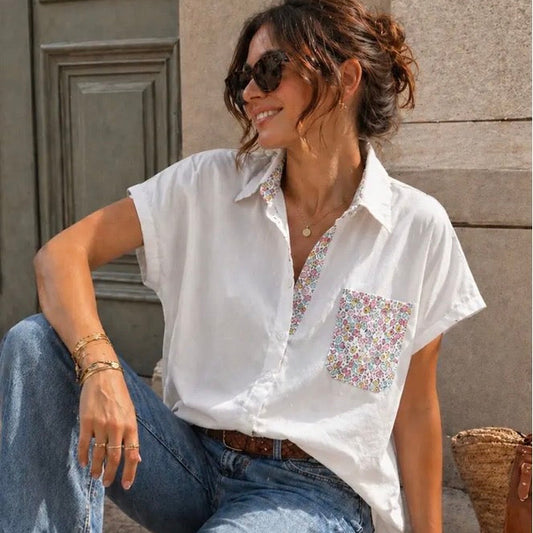 Chemise Oversize Fleurie