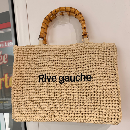 Cabas Rive Gauche Beige– Matière vegan