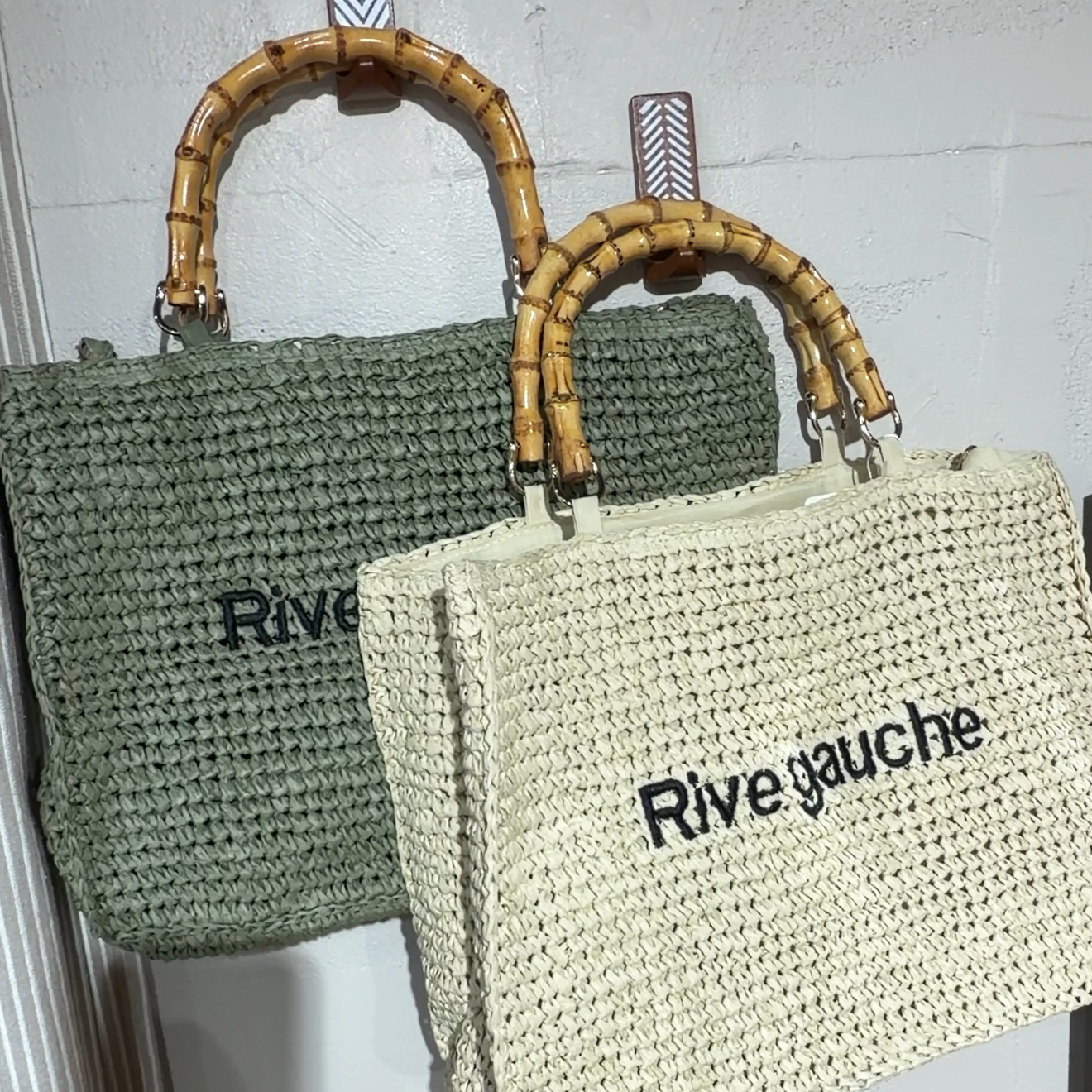 Cabas Rive Gauche kaki– Matière vegan