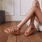 🧡 Sandales plates tressées – style naturel & tendance