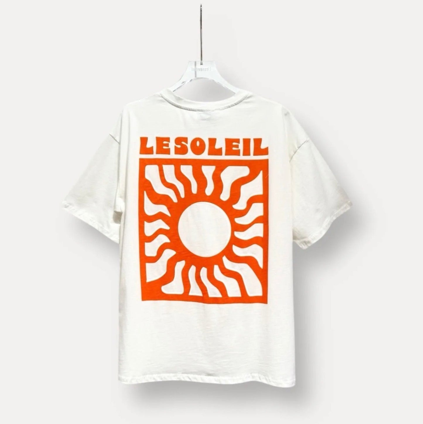 ☀️ T-shirt Soleil Oversize Orange