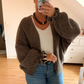 🧶 Gilet Taupe – Style Confort & Élégance