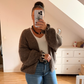 🧶 Gilet Taupe – Style Confort & Élégance