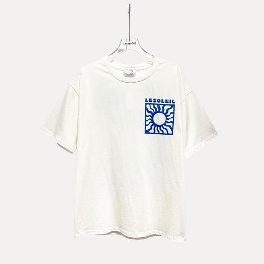 ☀️ T-shirt Soleil Oversize bleu