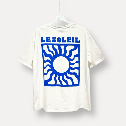 ☀️ T-shirt Soleil Oversize bleu