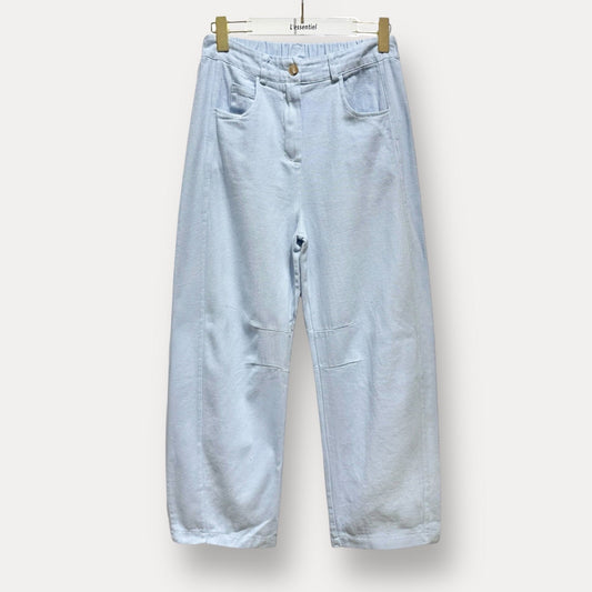 Jean Barrel Bleu Ciel – 100% Coton