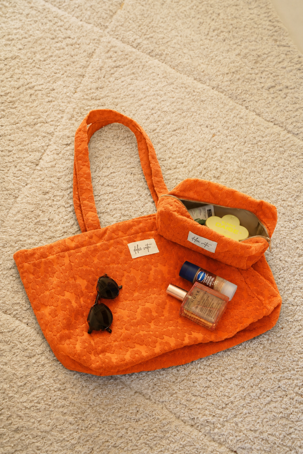 Sac Cabas Dolce Vita – Éponge Orange