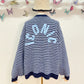 Pull marinière oversiz"ICONIC"BLEU