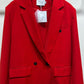 Blazer rouge croisé