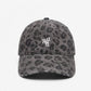 Casquette léopard grise en coton