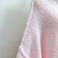 Gilet oversize rose poudré